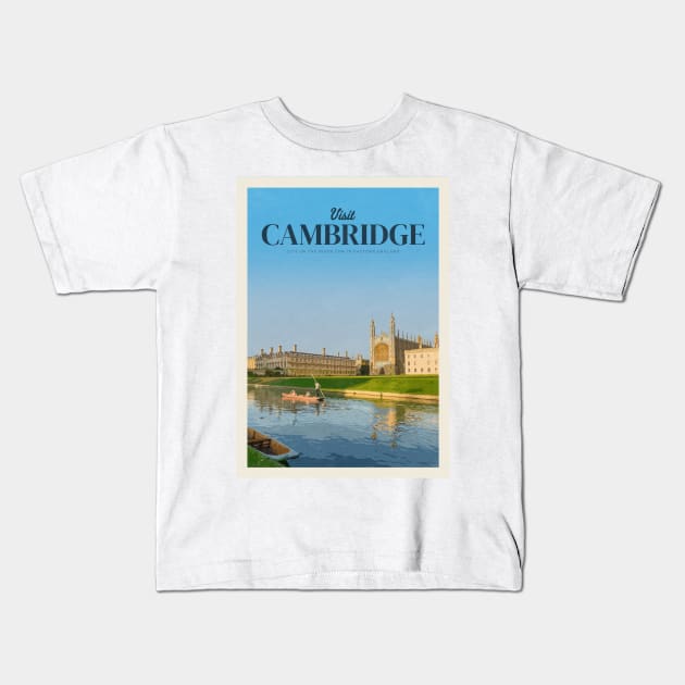 Visit Cambridge Kids T-Shirt by Mercury Club